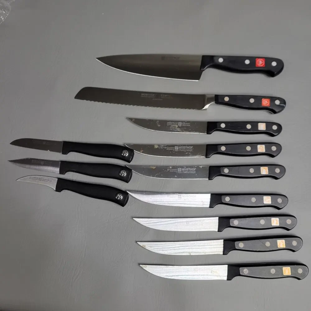 Wustof Knives 7-4050 Pairing 4013 4033 4043 Bread 4149 Chef 4562 Germany Solange